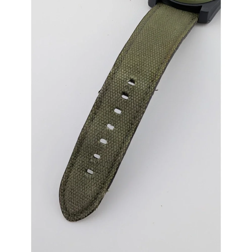 Sprout Corn Resin Case Biodegradable Unisex Watch Green Canvas Band- New Battery